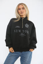 HALF ZIP NWEYORK SWEAT (15364358701440)