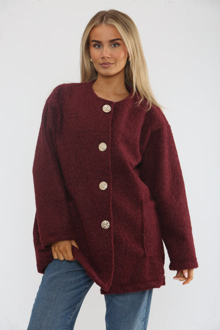 POCKET DETAIL GOLD BUTTON JACKET (15364354867584)