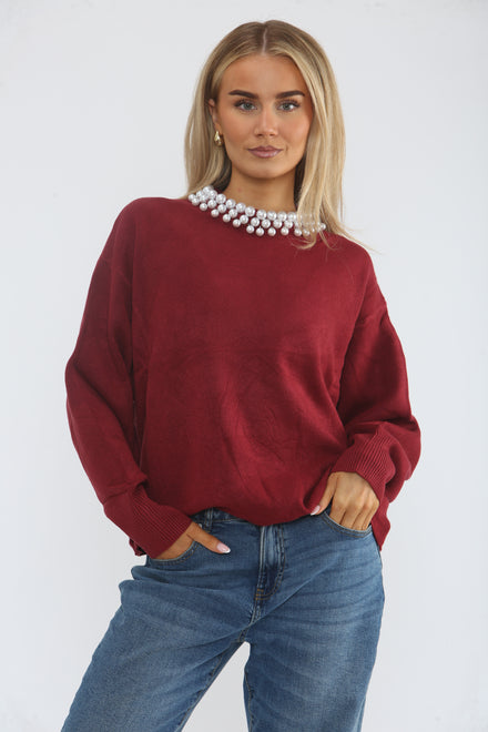 NECK PEARL DETAIL JUMPER (15366015844736)