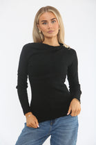 SHOULDER BUTTON LONGSLEEVE TOP (15368196227456)