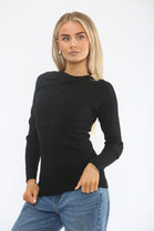 SHOULDER BUTTON LONGSLEEVE TOP (15368196227456)