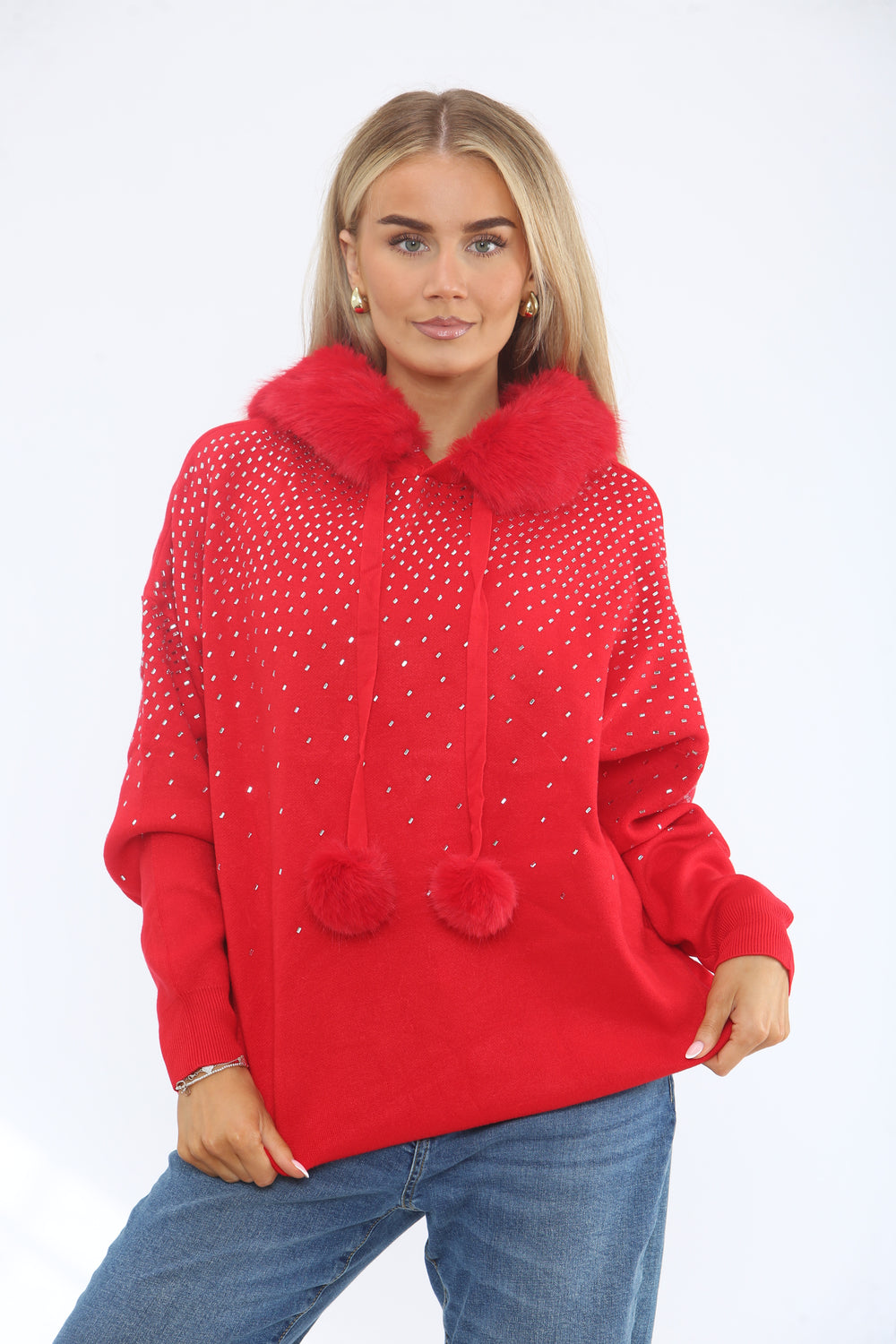SEQUIN FURR HOODIE (15364441604480)