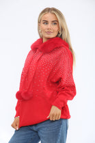 SEQUIN FURR HOODIE (15364441604480)