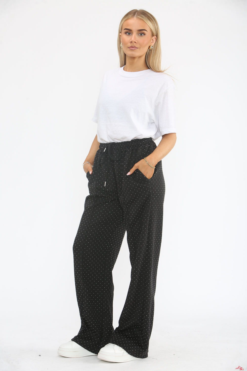 SEQUIN FLARE TROUSER (15364422992256)