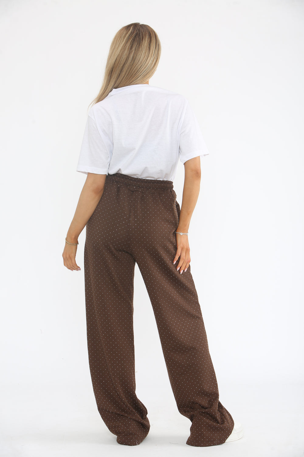 SEQUIN FLARE TROUSER (15364410147200)
