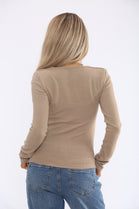 SQUARE NECK LONG SLEEVE TOP (15364364861824)