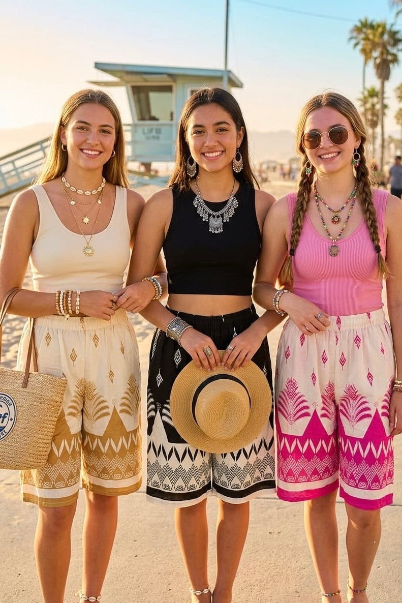 PRINTED BERMUDA SHORTS(MIXED COLOUR PACK)