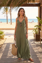 GOLD BUTTON  STRAP MAXI