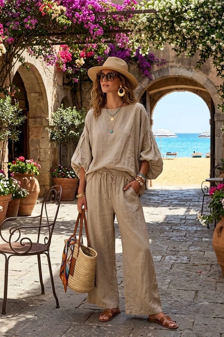 BALLOON SLEEVE TOP LOUNGEWEAR