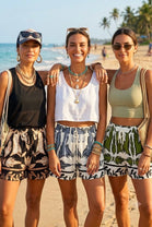 PRINT DRAWSTRING SHORTS(MIXED COLOUR PACK)