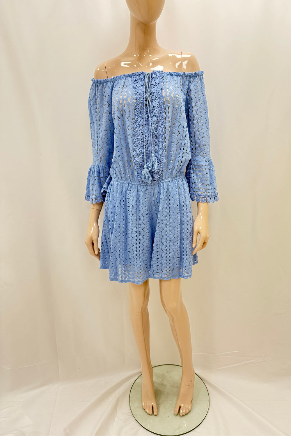 LACE OFF SHOULDER PLAYSUIT (Copy) (15146806182272)