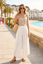 HIGH WAISTED FRONT PLEAT TROUSER