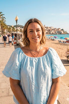 PUFF SLEEVE LINEN OVERSIZED TOP