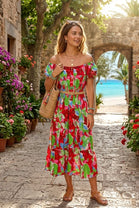 PRINTED CREWNWCK DRESS(MIXED COLOUR PACK)