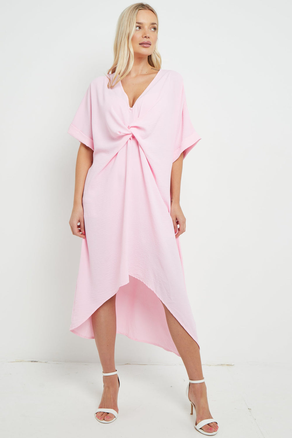 PLAIN KNOT DRESS (7984981115128) (8020764492024)