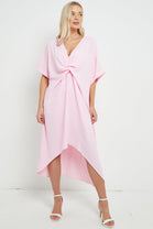 PLAIN KNOT DRESS (7984981115128) (8020764492024)