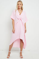 PLAIN KNOT DRESS (7984981115128) (8020764492024)