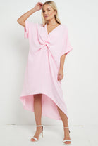 PLAIN KNOT DRESS (7984981115128) (8020764492024)