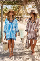 LEOPARD TIE DYE KAFTAN ( MIX COLOUR PACK )