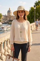 SHIFFON LONG SLEEVE TOP