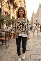 LEOPARD 2 IN 1 DETAIL SCUBA TOP