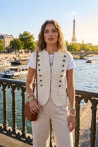 MILITARY STYLE WAIST COAT