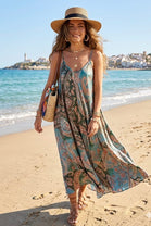 PAISLEY PRINT CAMI BEACH DRESS