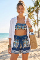 TILE PRINT  SHORTS(MIXED COLOUR PACK)