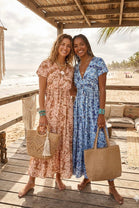 FLORAL BUTTON DETAIL MAXI(MIXED COLOUR PACK)