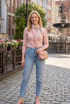 SOFT LINE STRETCH HIGH NECK T-SHIRT