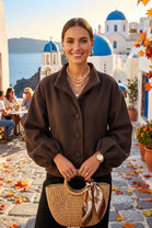 CHUNKY BUTTON DETIAL JACKET