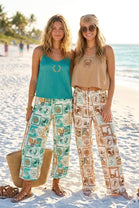 ZODIAC PRINT WIDE LEG TROUSER(MIXED COLOUR PACK)