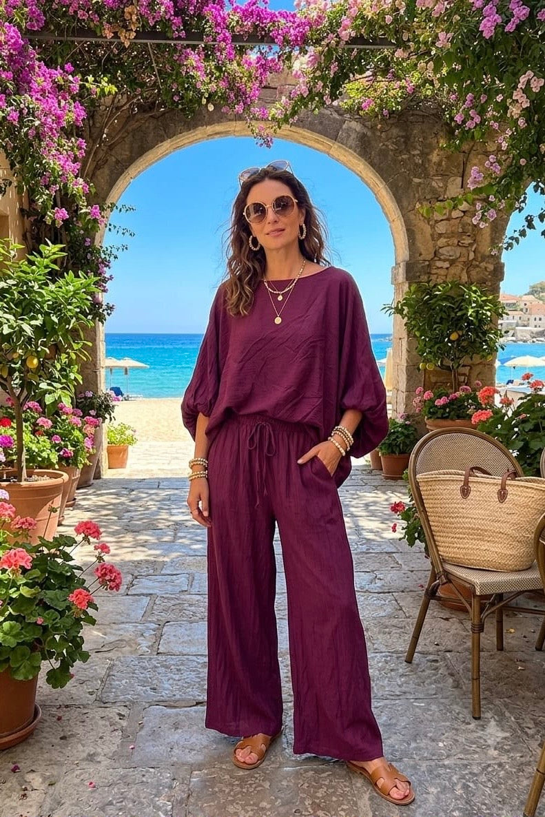 BALLOON SLEEVE TOP LOUNGEWEAR