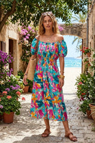 PRINTED CREWNWCK DRESS(MIXED COLOUR PACK)