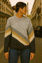 MULTICOLOUR SHOULDER BUTTON KNIT JUMPER (15339714969984)