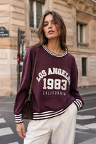 LOSANGELS SLOGAN JUMPER