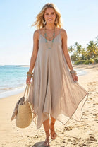 CAMI ASYMMETRIC SUN DRESS