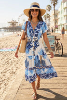 PRINTED BUTOON DRESS(MIXED COLOUR PACK)