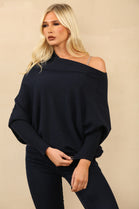 BELLA PATTERN SLEEVE OVERSIZED JUMPER (8779169890552)