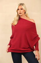 BELLA PATTERN SLEEVE OVERSIZED JUMPER (8779107172600) (14671225979264) (14672734716288)
