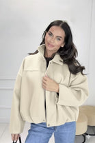COLLARED BOXY ZIP-UP JACKET (15368510210432)