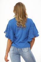 EXTREME LACE SLEEVE T- SHIRT (7683613065464)