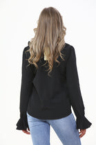 PLEATED RUFFLED SHIRT (7682883453176)