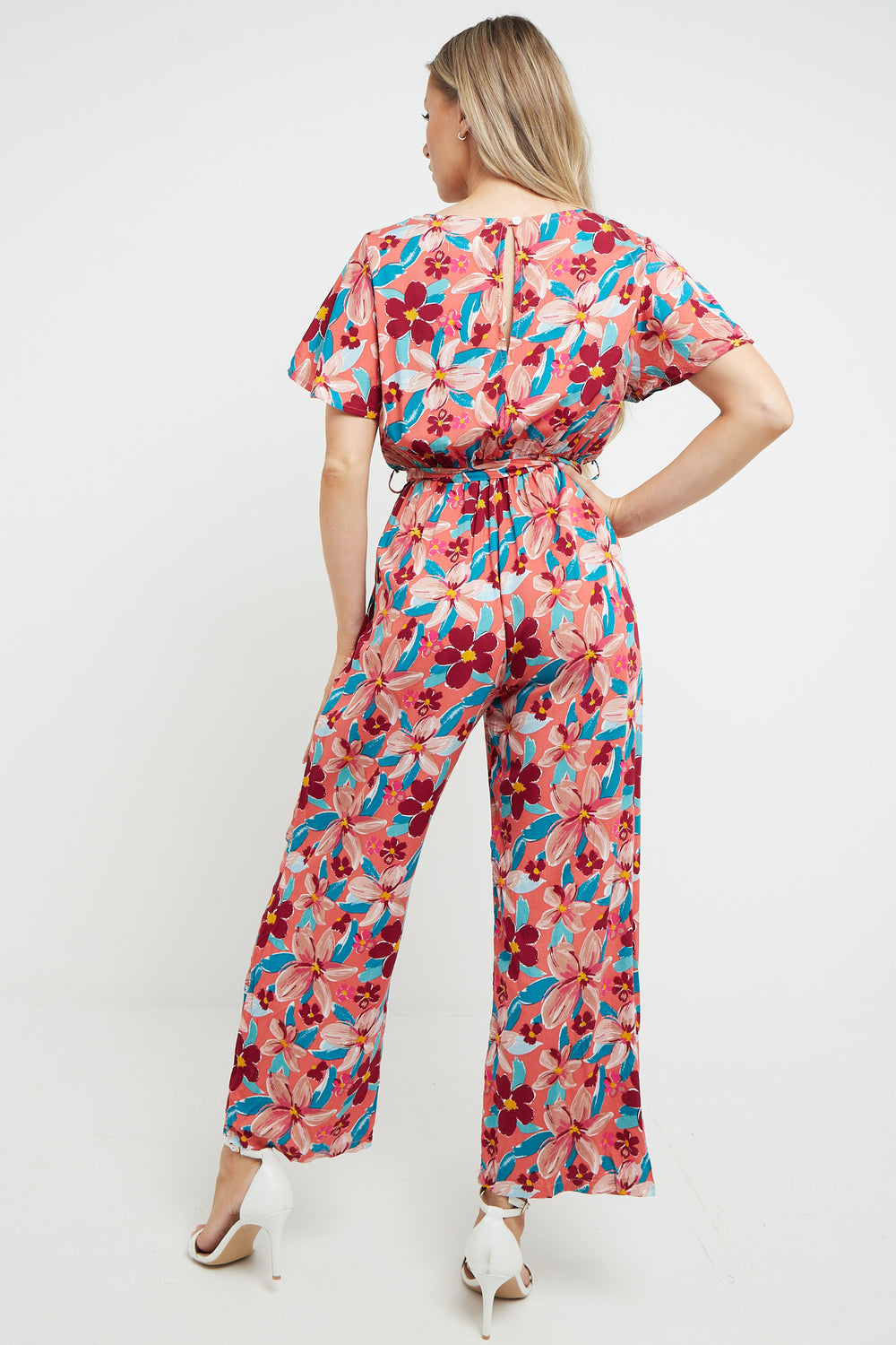 FLORAL BELTED JUMPSUIT (MIX COLOUR PACK) – NN FASHION